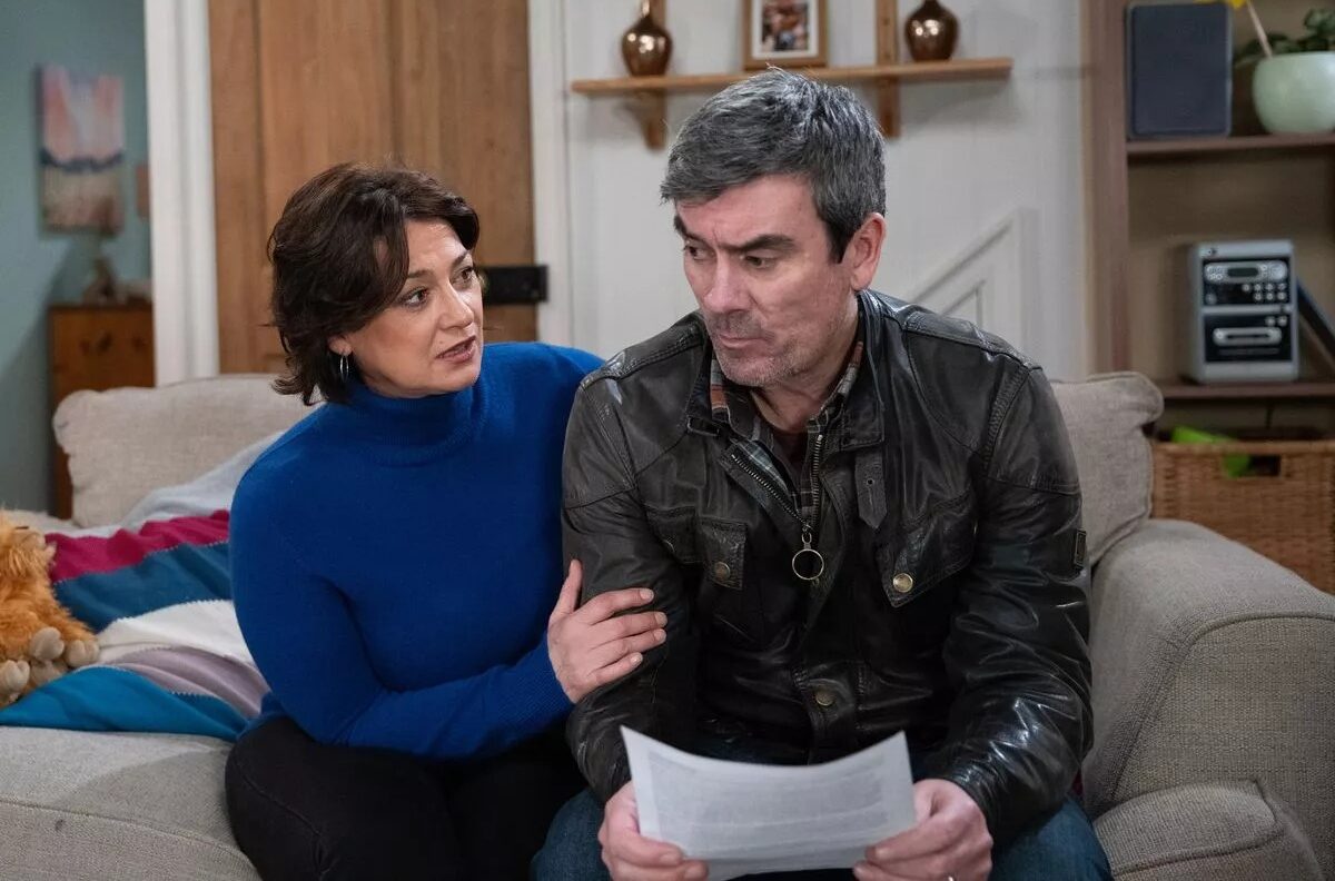 Emmerdale power couple Cain and Moira Dingle have been arguing recently (Image: ITV)